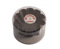 Gobel 271641 Boîte de 6 moule à mini Brioches Fond Plat Anti-Adhérent à 8 cm