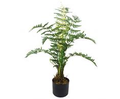 Leaf Pot de Fleurs Artificiel Premium Fougère 90 cm