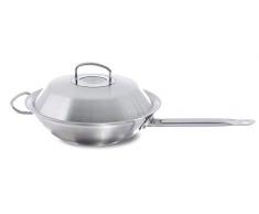Fissler Wok en inox avec couvercle, 30 cm, VolumeÂ : 4,1L, Tous feux dont induction, Original Pro Collection