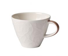 Villeroy & Boch CaffÃ¨ Club Floral Touch of Hazel Tasse Ã cafÃ©, 220 ml, Porcelaine Premium, Blanc/Marron