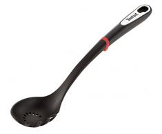 Tefal K2060214 Ingenio Cuillère à Pâtes ustensile de cuisine noir résistant sans bisphénol A avec insert silicone