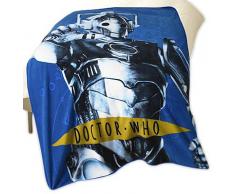 Zap Doctor Who Cyberman Couverture Polaire 180 x 130 cm