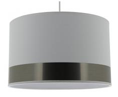 Suspension Silver, 29 cm Blanc/Acier BrossÃ©