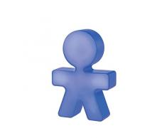 Alessi AKK86 AZ Girotondo Lampe de Table, Plastique, Bleu, 14 x 4,5 x 20 cm