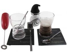 Lebrun 9540001009 Plat de Service Capuccino 9 PiÃ¨ces Ardoise/Verre