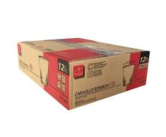 Bormioli Rocco BoÃ®te de 12 gobelets carajillo Transparents pour chocolats ou Coupes Ã cafÃ© Expresso Tasses Nespresso 12,9 cl 4,5 oz