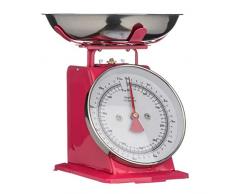 Premier Housewares Balance de cuisine style rÃ©tro Bol en inox Rose 5 kg