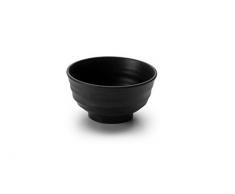 Lacor Bol Rond en MÃ©lamine 7,5 cm, diÃ¡metro de 14 cm Noir
