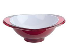 BUGATTI GL3U-02175 Glamour Table Saladier SAN Rouge 28 x 24 x 10 cm