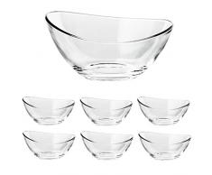 Vetri delle Venezie - 66896M Papaya Ensemble 1 Coupe 24 + 6 coupelles 13