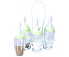 Amsink Sell 58886 coulissantes 4 Parties pour Barbecue de Pique-Nique-Outdoor