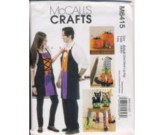 Mc Calls Tabliers, dÃ©corations de chaise, bottes, citrouilles, chat et chouette - toutes tailles en une seule
