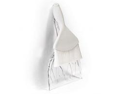 QUALY Accroche clÃ© Mural Mini Pelle et Balai Sweepie Sparrow Blanc