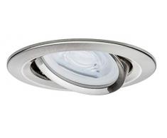 Paulmann 936.07 Spot déclairage métallique Recessed lighting spot adapté pour usage intérieur GU10 7 W A+