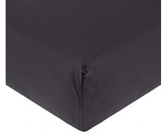 De Witte Lietaer Bumblebee Drap Housse, Coton, Gris FoncÃ©, 160 x 200 x 40 cm