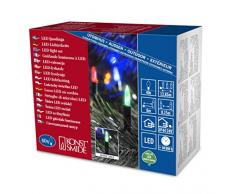 Konstsmide 6004-500 Mini Guirlande 40 LED Multicolores Retro Design + Câble Vert 24 V