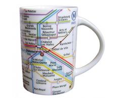 Winkler - Mug - Mug à café - Mug à thé - Tasse à café - Tasse à thé - Mug chaleur - Mug original - PorceLaine - Plan RATP