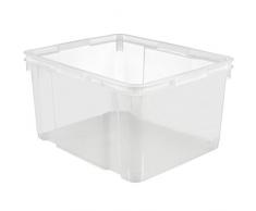 Curver 01956-001-01 Unibox III Boîte de rangement Plastique Transparent 52,6 x 43,6 x 28,5 cm