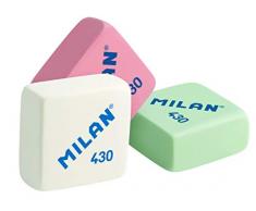 Milan CMM430 Boîte de 30 Miettes de Pain carré Couleurs Assorties