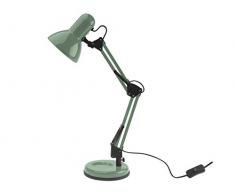 Leitmotiv LM1192 Lampe Lumière de Table Ãclairage, Acier, E27, 25 W, Vert, Taille unique