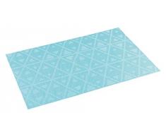 dÃ©corline set de table 30x45cm pvc trigone bleu