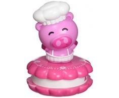 Silicone Gold SG3083 - Minuteur de cuisine cochon, multicolore, 14Â x 8Â x 5Â cm