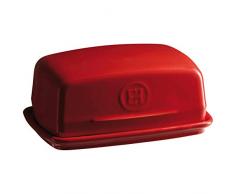 Emile Henry Eh340225 Beurrier Céramique Rouge Grand Cru 16,5 X 11,5 X 7,5 cm