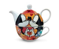 Egan PWM81/1S Teaforone ModÃ¨le Sweet Love Porcelaine Rouge Unique