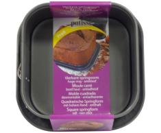 patisse 02918 Moule Ã ManquÃ©/CharniÃ¨re CarrÃ© AntiadhÃ©sif Acier RevÃªtu Gris Anthracite 24 x 24 x 9,5 cm