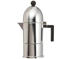 Alessi A9095/1 B la Cupola CafetiÃ¨re Espresso en Fonte Daluminium, PoignÃ©e et Pommeau en RÃ©sine Thermoplastique Noir, 1 Tasse