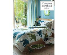 Catherine Lansfield Kids Parure de Lit Simple Dino, 135 x 200 x 0,5 cm