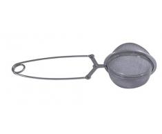 Metaltex 253812 Machine à thé 6cm, Acier Inoxydable, Argent, 28 cm