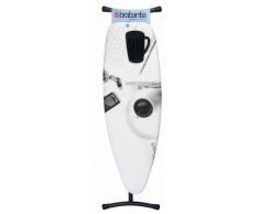 Brabantia 345722 Table de Repassage Laqué Noir Breakfast Diamètre: 35 mm