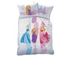 Parure de lit Disney en Polycoton, Multicolore, lit Simple