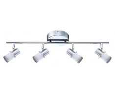LEANDER - Spot 4lumières LED/3W chromé