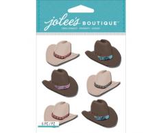 Jolees Boutique Dimensional Stickers, Cowboy Chapeaux répétition