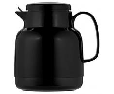 Helios 3124â002Â Pichet Isotherme 1,0Â L avec passoire Ã thÃ©, Noir, Plastique, 14,2Â x 13,6Â x 19,3Â cm