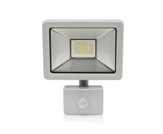 Smartwares SL1-DOB20 Éclairage de Sécurité à LED, Aluminium, 20 W, Gris, 16, 5 x 12 x 20 cm