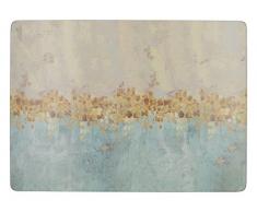 Creative Tops Wine Premium Lot de 6 Sets de Table avec Dos en liÃ¨ge, LiÃ¨ge, dorÃ©, Large Placemats