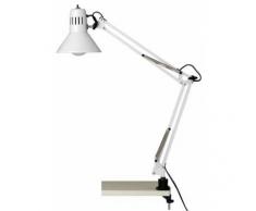 Brilliant HOBBY blanc : lampe de bureau à pince