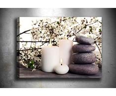 Bonamaison Peinture sur toile, multicolore, 50 x 70 cm - ConÃ§u et fabriquÃ© en Turquie