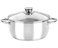 Monix Optima - Faitout Optima 26 cm avec Couvercle en Verre