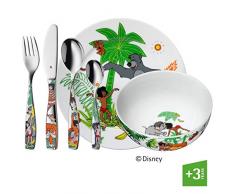 WMF 1283309964 Set de 6 Couverts Enfant, Acier Inoxydable, Multicolore, 40 x 24,8 x 9,8 cm