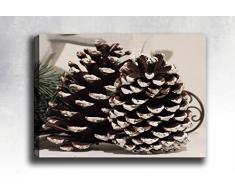 Bonamaison Peinture sur toile, multicolore, 30 x 40 cm - ConÃ§u et fabriquÃ© en Turquie