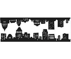 Décoration adhésive Grand format 3XL 140907 Autocollant Adhésif, Polyvinyle, Noir, 60 x 0,1 x 170 cm