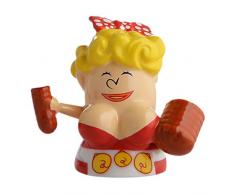 A di Alessi Lella Mortadella Figurine en porcelaine decorÃ©es Ã la main