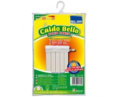 Parodi & Parodi Article 353 Cache-radiateur, Beau et Chaud, élastique, rembourré, Extensible jusquà 60 cm, protège Les Murs et Les Rideaux de la poussière, Couleur Ivoire