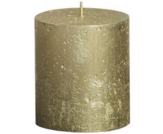 Rustic - Bougie en Paraffine, dorÃ© mÃ©tallique - 103667630382