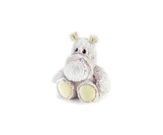 warmies Hippopotame en Peluche Douillet, Micro-ondable, Jouet Doux