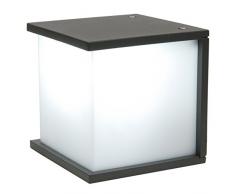 Eco Light 1846 GR Applique murale, Aluminium, E27, Anthracite